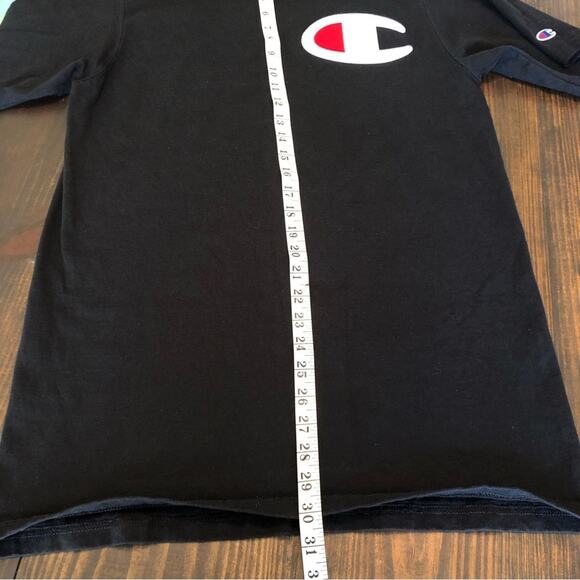 Vintage Champion Shirt Womens Large Embroidered Patch Logo Streetwear Y2K Retro - Picture 4 of 7